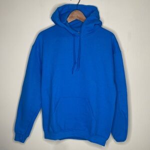 Gildan Vibrant Blue Men's Hoodie NEW